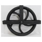 Antique Iron Industrial Rope Pulley