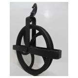 Antique Iron Industrial Rope Pulley