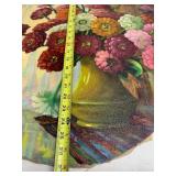 Original Oil on Canvas Floral Still Life Painting by Western American Artist Leonard Lopp (1888-1974)