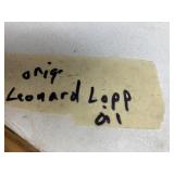 Original Oil on Canvas Floral Still Life Painting by Western American Artist Leonard Lopp (1888-1974)
