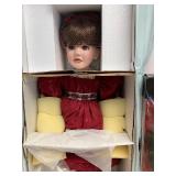 2 Brand New in Box MARIE OSMOND Fine Collectible Dolls -Extra Large Doll "Young Love" & Adora Belle Holiday 1999