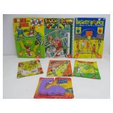 Group of Vintage Bagatelle Games & Vintage Squirt Gun