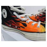 Like-New CONVERSE Chuck Taylor Flaming High Top Shoes - Size 11