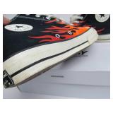 Like-New CONVERSE Chuck Taylor Flaming High Top Shoes - Size 11