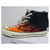 Like-New CONVERSE Chuck Taylor Flaming High Top Shoes - Size 11