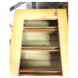 Pair of Vintage Multi-Drawer Stacking Library Catalog Cabinets