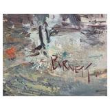 Excellent Vintage Signed Paris Street Scene Oil on Canvas Painting