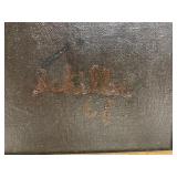 Signed Vintage oil on Canvas Portrait Painting of Mark Twain
