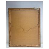 Signed Vintage oil on Canvas Portrait Painting of Mark Twain