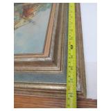 Excellent Vintage Signed Paris Street Scene Oil on Canvas Painting
