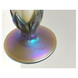 Beautiful Signed Iridescent Art Glass Vase by Steven Lundberg