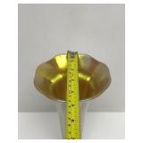 Beautiful Signed Iridescent Art Glass Vase by Steven Lundberg