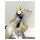 "Muffy Plum Fairy" Glass Christmas Ornament by Christopher Radko