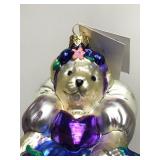 "Muffy Plum Fairy" Glass Christmas Ornament by Christopher Radko