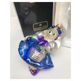 "Muffy Plum Fairy" Glass Christmas Ornament by Christopher Radko