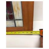 Excellent Vintage Framed Stained Glass Window