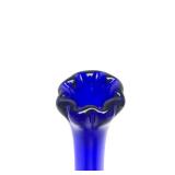 Beautiful Group of Hand Painted & Signed FENTON Cobalt Blue Art Glass