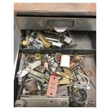 2 Vintage Small Industrial Parts Cabinets Full of Hardware etc