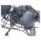 Amazing Life-Size “Scrap Metal” Bull Sculpture