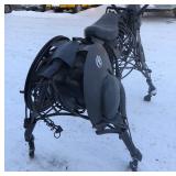 Amazing Life-Size “Scrap Metal” Bull Sculpture
