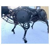 Amazing Life-Size “Scrap Metal” Bull Sculpture