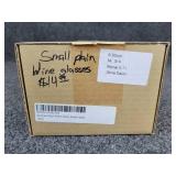 Set of (6) NEW Böckling Wine Glasses with Green Stems - Made in Germany