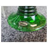 Pair of NEW Böckling Wine Glasses with Green Stems - Made in Germany