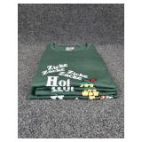 Lot of (4) NEW XL Crewneck Short Sleeved T-Shirts: "Zicke Zacke Zicke Zacke Hoi Hoi Hoi"