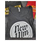 Lot of (3) NEW Ladies Medium Short Sleeved T-Shirts, Various Imprints, (1) NEW Ladies Large T-Shirt, "GermansHaveMoreFun.com"