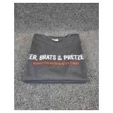 Lot of (3) NEW Small Short Sleeved T-Shirts: "Beer, Brats & Pretzels - German Engineering at its Finest"