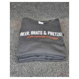 Lot of (5) NEW Medium Short Sleeved T-Shirts: "Beer, Brats & Pretzels - German Engineering at its Finest"