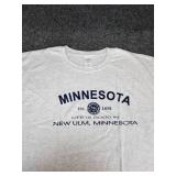 Lot of (2) NEW 3XL Short Sleeved T-Shirts: "Life is Good in New Ulm, Minnesota"