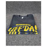 Lot of (2) NEW Small and (1) NEW Medium Short Sleeved T-Shirts: "Minnesota UFF