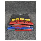 Lot of (4) NEW Short Sleeved T-Shirts, Various Imprints; (2) Large, (1) XL, (1) 3XL