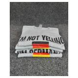 Lot of (2) NEW Medium and (2) NEW Large Short Sleeved T-Shirts: "I