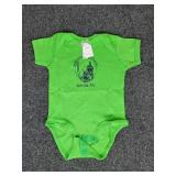 Lot of (9) NEW 12 Mo. Short Sleeved Infant Onesies: "Hermann the German - New Ulm, MN"