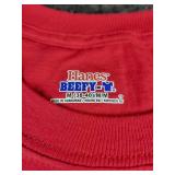 Lot of (4) NEW Medium Short Sleeved T-Shirts - (2) Red, (2) Green