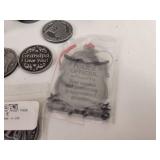 (50) Assorted Pocket Tokens / Medals