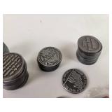 (50) Assorted Pocket Tokens / Medals