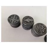 (35) Assorted Pocket Tokens / Medals
