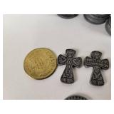 (35) Assorted Pocket Tokens / Medals