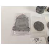 (34) Assorted Pocket Tokens / Medals