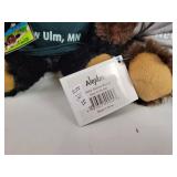 (2) New Ulm, MN Plush Toys - Bear and Beaver - Really Soft!