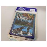 (8) Minnesota Prism Stickers (3" x 3.5") and Minnesota Shot Glass