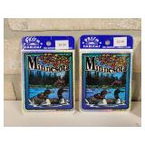 (8) Minnesota Prism Stickers (3" x 3.5") and Minnesota Shot Glass