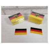 (20) German Flag Magnets (3" x 2") and (2) Patches