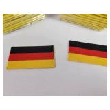 (20) German Flag Magnets (3" x 2") and (2) Patches