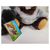(2) New Ulm, MN Plush Toys - Bear and Beaver - Really Soft!