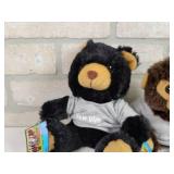 (2) New Ulm, MN Plush Toys - Bear and Beaver - Really Soft!