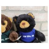 (2) New Ulm, MN Plush Toys - Bear and Beaver - Really Soft!